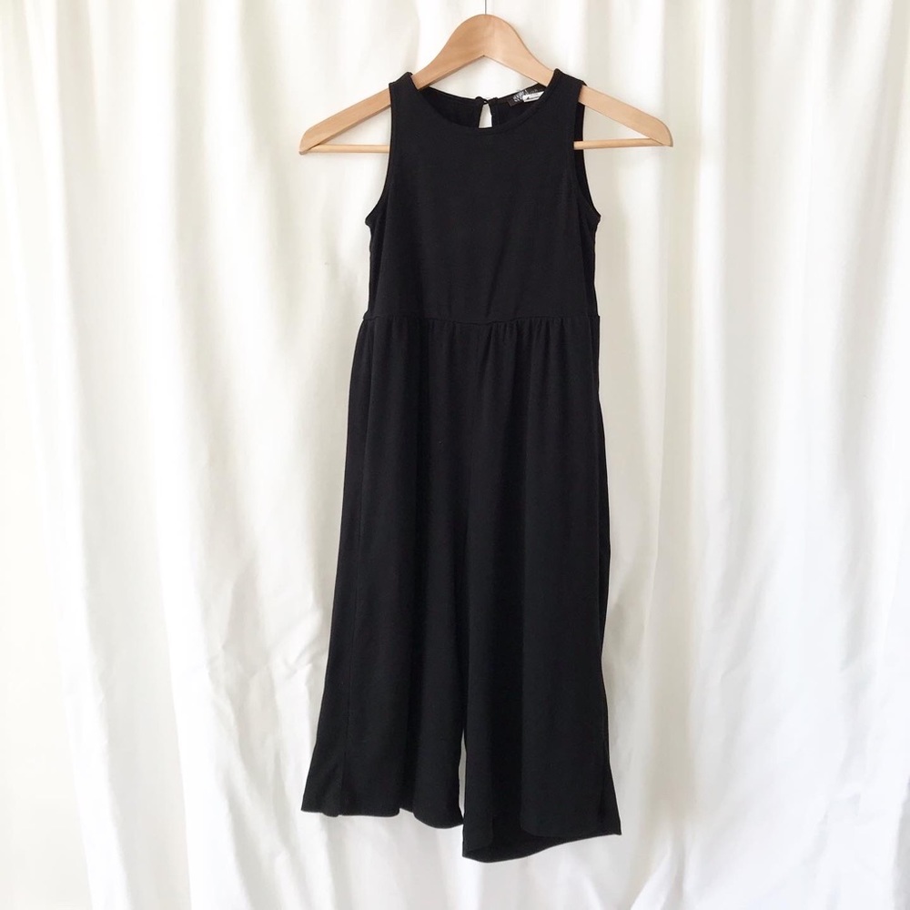 Rebel Sugar black soft culotte jumper EUC 8Y